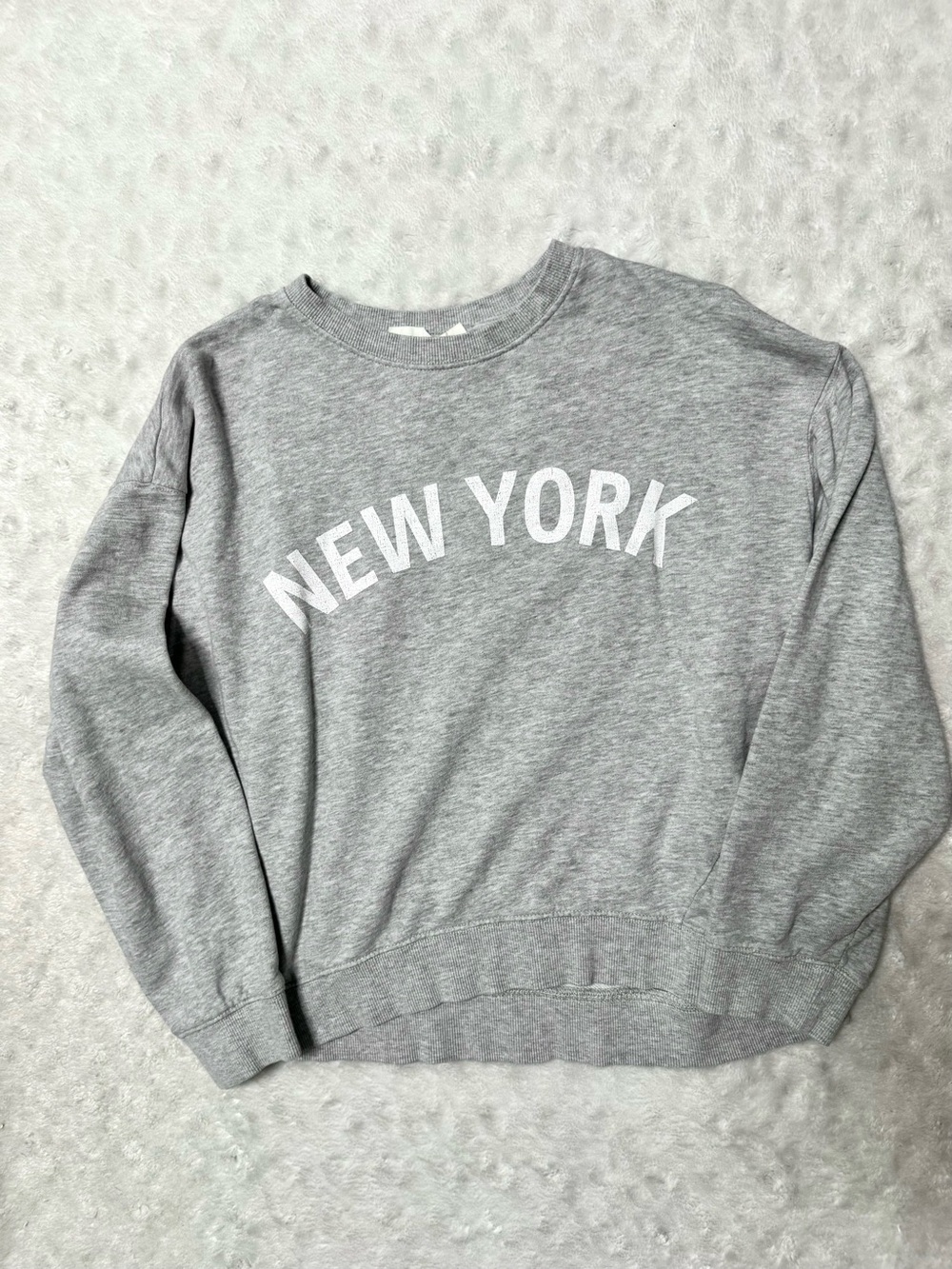 LOGG Label Of Graded Goods  “New York” Sweatshirt Grey Crewneck